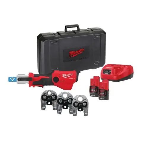 Bästa pris Milwaukee M12 One HPT-202C GM-SET Pressverktyg