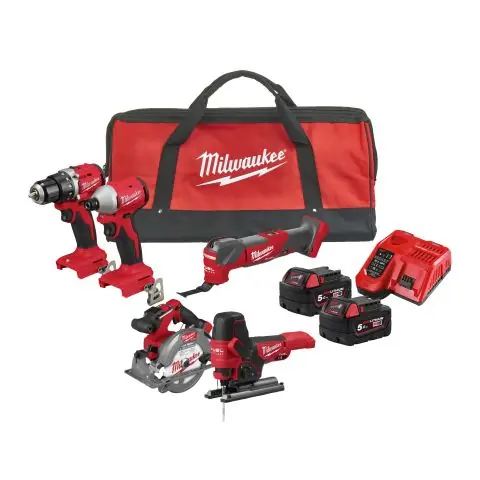 Rabatter Milwaukee M18 BLCPP5A-502B Verktygspaket