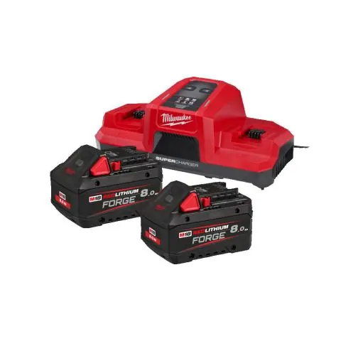 Köp nu Milwaukee M18 FORGENRG-802DBSC Laddpaket