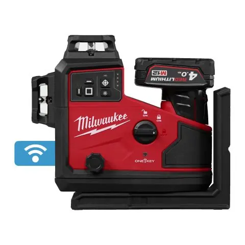 Endast denna vecka Milwaukee M12 A3PLO-401C Treplanslaser