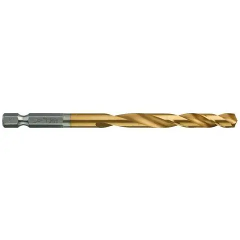 Endast denna vecka Milwaukee SHOCKWAVE Red Hex HSS-G TIN Metallborr
