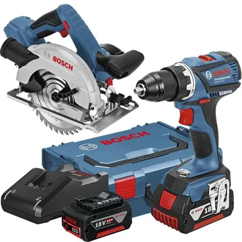 Erbjudandepris Bosch GSR 18V-EC + GKS 18V-57 Verktygspaket