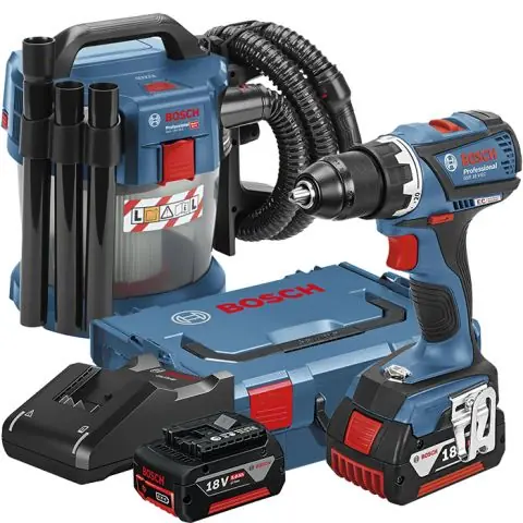 Bosch GSR 18V-EC + GAS 18V-10 L Verktygspaket Snabb leverans