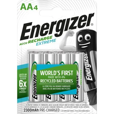 Kampanj Energizer Recharge Extreme Batteri